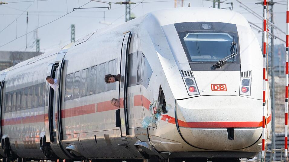 Schreck auf der ICE-Strecke Fulda-Hanau.