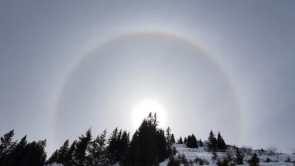 Lichthof beim Skifahren in Wallberg.&nbsp;