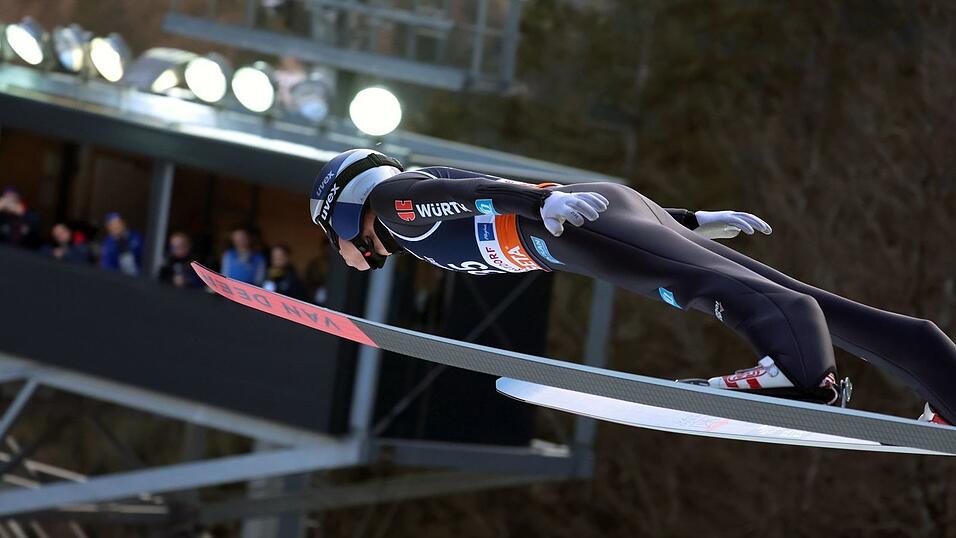 Fliegen im Allg&auml;u: Olympiasieger Andreas Wellinger.