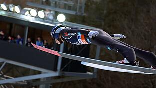 Fliegen im Allg&auml;u: Olympiasieger Andreas Wellinger.