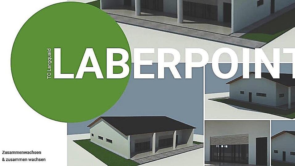 So wird das neue Sportheim &bdquo;Laberpoint&ldquo; aussehen. Der Neubau soll auch anderen Vereinen und Gruppen zur Nutzung offenstehen, das machte der Tennisclubs bei der Jahresversammlung deutlich.