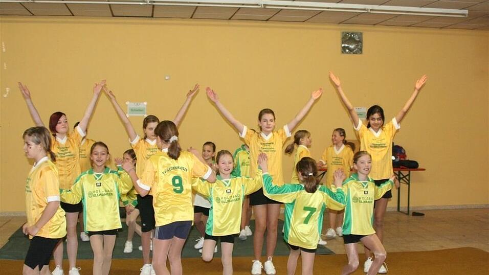 Das Cheerleading-Team in Geisenhausen.