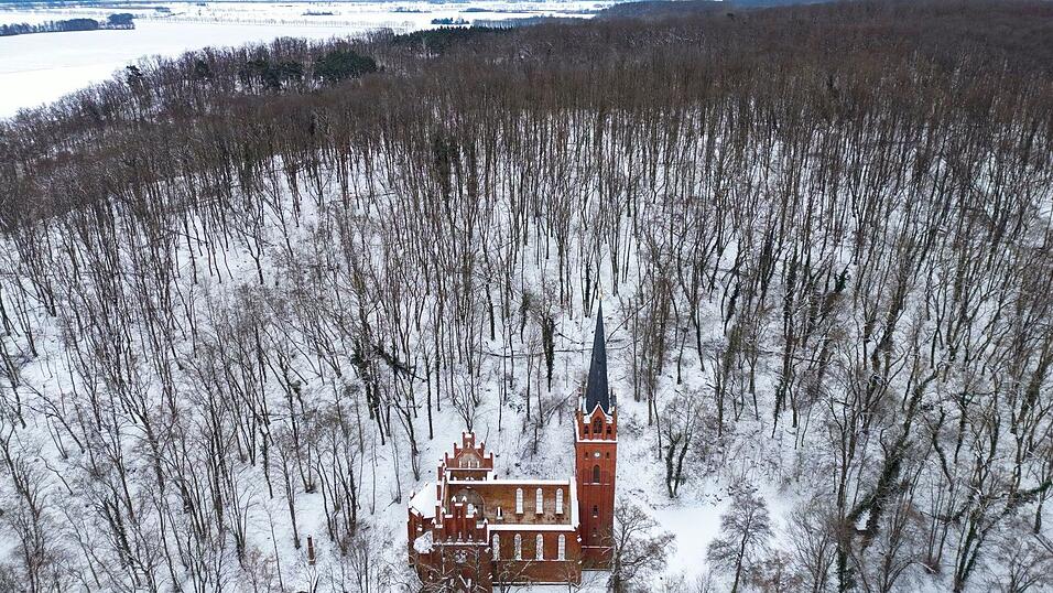 Schnee liegt auch in Brandenburg