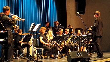 Die Big Band sorgte wieder für den richtigen Sound.