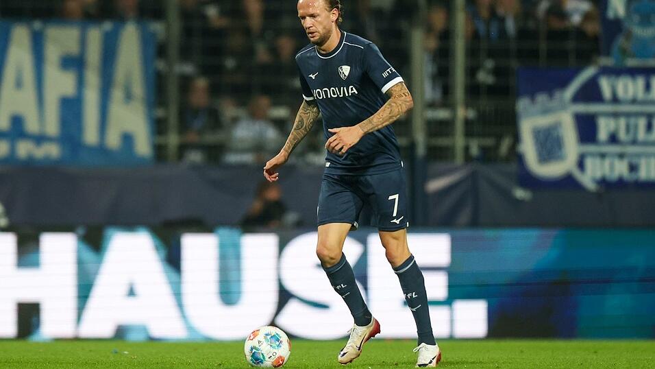 Kevin Vogt machte sein bislang letztes Spiel f&uuml;r den VfL Bochum am 27. September 2025 gegen Fortuna D&uuml;sseldorf (Archivbild).