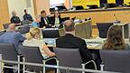 Eine ganze Bank von forensischen Gutachtern war zum Prozess erschienen. Eine ganze Bank von forensischen Gutachtern war zum Prozess erschienen.