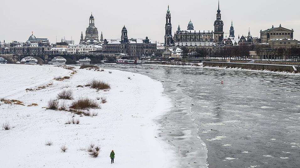Winter in Dresden: Die Heizkosten in Sachsen d&uuml;rften besonders steigen