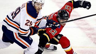 Die Playoffs fest im Visier hat vor dem NHL-Saisonstart Leon Draisaitl (links).