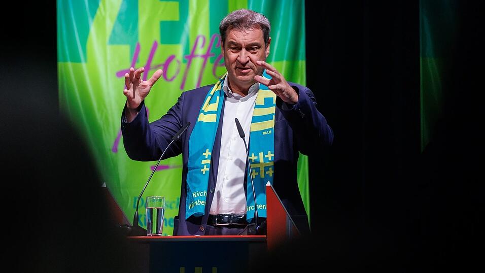 Nach katholischer und evangelischer Kritik am Kurs der Union in der Migrationspolitik hatte Söder eine Mahnung an die Kirchen gerichtet. (Archivbild)