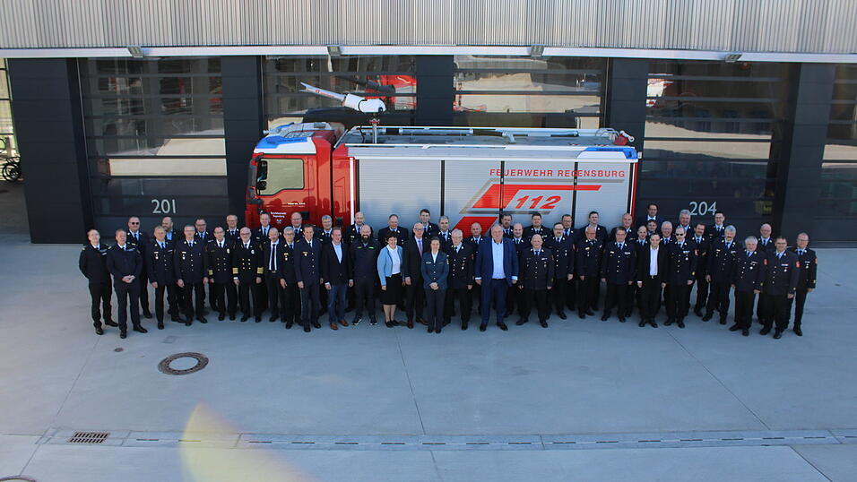 Bei dem Treffen der Feuerwehrführungskräfte der Oberpfalz. Bei dem Treffen der Feuerwehrführungskräfte der Oberpfalz.