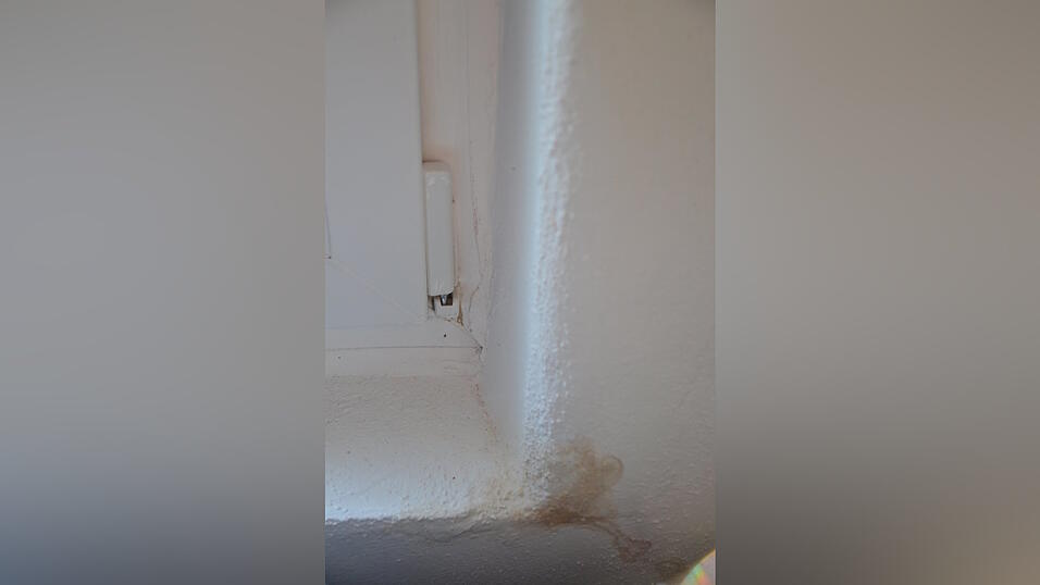 Wie hier zu sehen ist, bahnt sich das Wasser seinen Weg in den Keller. (Foto: Matthias Jell)