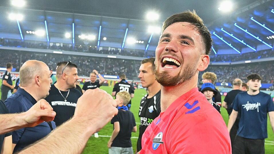 Kehrt nach Stuttgart zurück: Dennis Seimen nach dem Aufstieg mit Paderborn. Kehrt nach Stuttgart zurück: Dennis Seimen nach dem Aufstieg mit Paderborn.