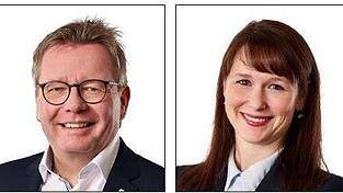 Andreas Roder wird voraussichtlich neuer zweiter B&uuml;rgermeister und Andrea Roder die erste Frau im Amt des dritten B&uuml;rgermeisters.
