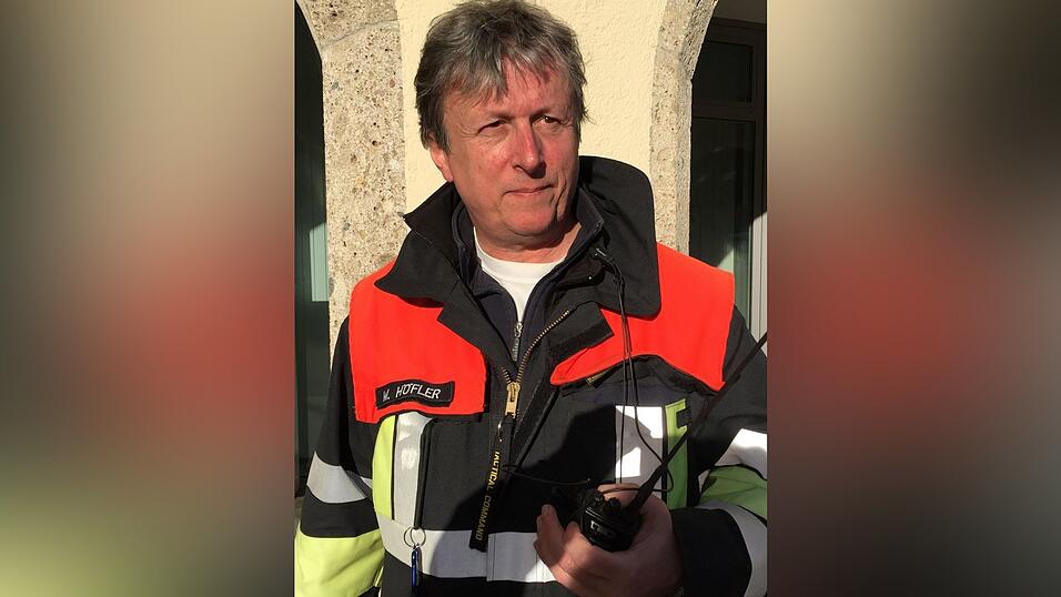 Der Feuerwehrkommandant Wolfram H&ouml;fler war damals als Einsatzleiter vor Ort. (Archivfoto)