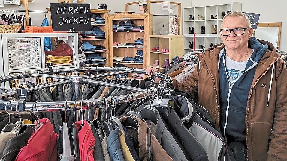 Gut erhaltene, teils neuwertige Ware gibt's in der Reiterstra&szlig;e beim 'TagWerk' des BRK. Spenden sind bei Leiter Andreas Kandler immer willkommen.