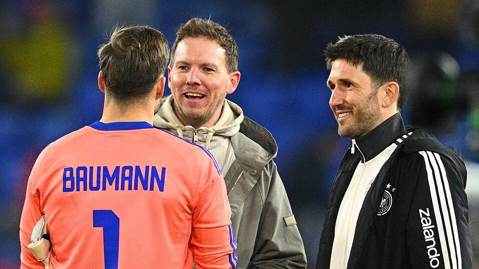 Bundestrainer Julian Nagelsmann setzte zuletzt auf Oliver Baumann. (Archivbild)