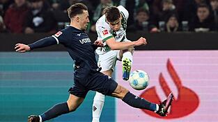 Umkämpfte Partie im Borussia-Park.