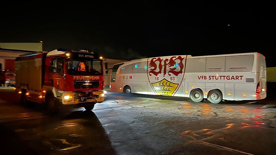 Bei dem Start und der Landung übernahm die Feuerwehr die Sicherheitswacht.