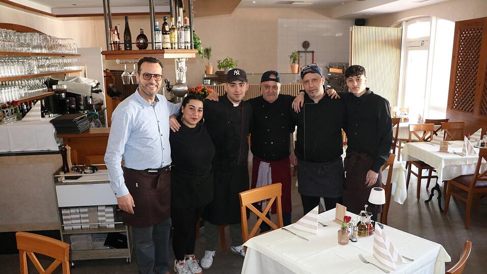 Inhaber Massimo Guadagnino (l.) mit seinem Team