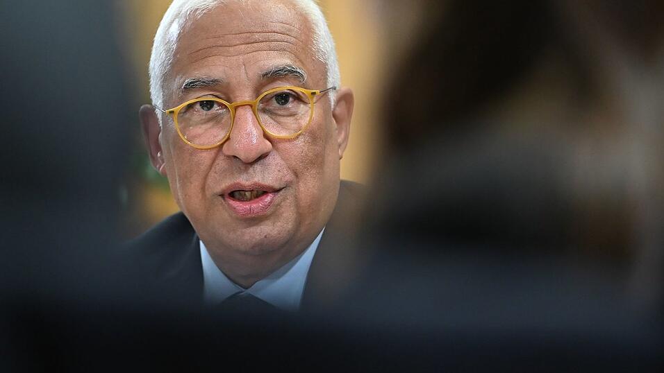 Ant&oacute;nio Costa, Pr&auml;sident des Europ&auml;ischen Rates, spricht sich f&uuml;r die weitere Unterst&uuml;tzung der Ukraine aus.