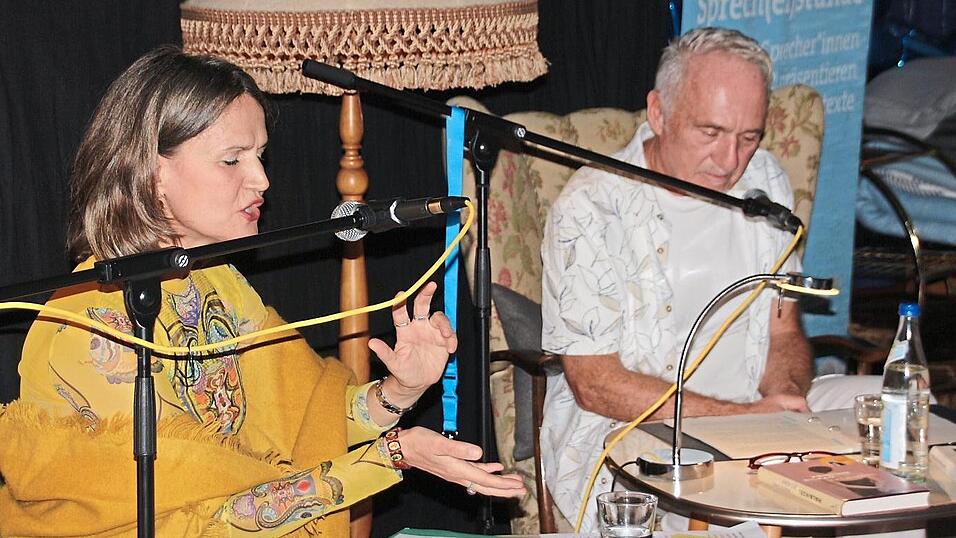 Karin Schuhmacher und Michael Atzinger waren sehr angetan von der Atmosph&auml;re im Lila.