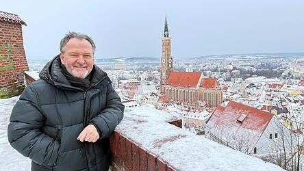 Olaf Minet an seinem Lieblingsplatz, dem Burgschanzl. Olaf Minet an seinem Lieblingsplatz, dem Burgschanzl.
