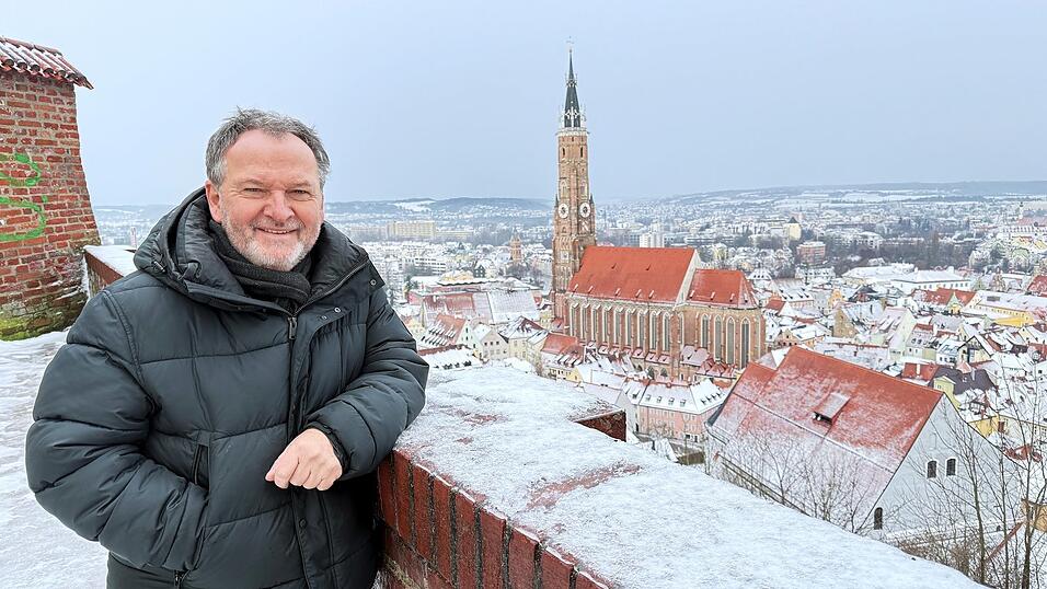 Olaf Minet an seinem Lieblingsplatz, dem Burgschanzl. Olaf Minet an seinem Lieblingsplatz, dem Burgschanzl.