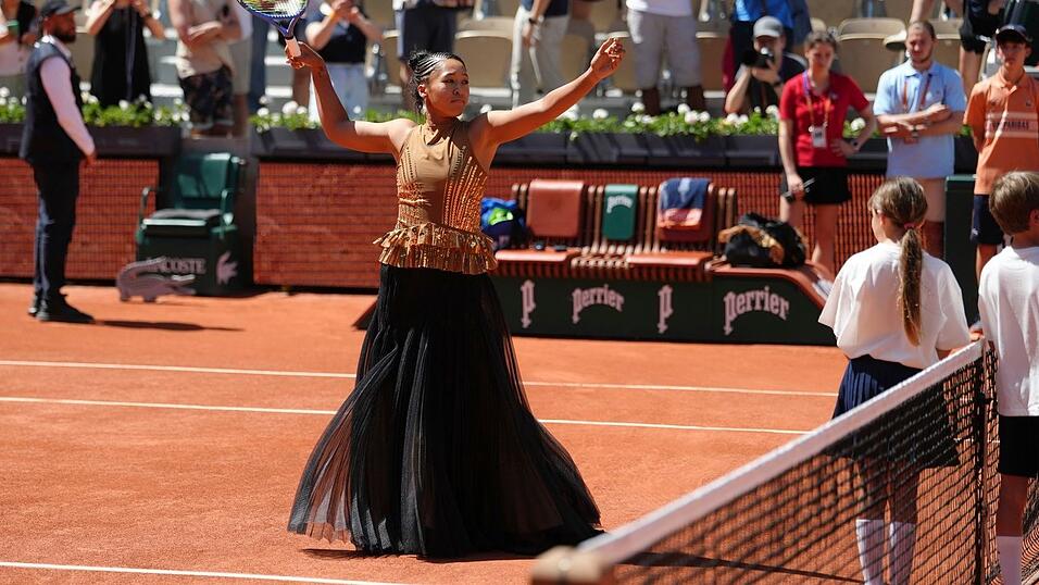 Naomi Osaka sorgte mal wieder f&uuml;r einen Hingucker.