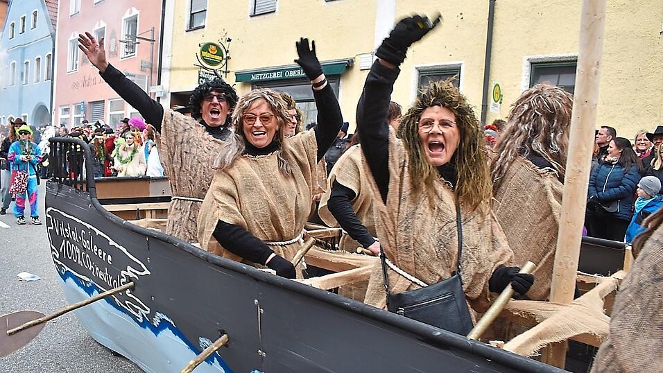 Ebenfalls einen Preis der Jury erhielt die CO2-freie Vilstal-Galeere der 'Kleinen Strolche'.