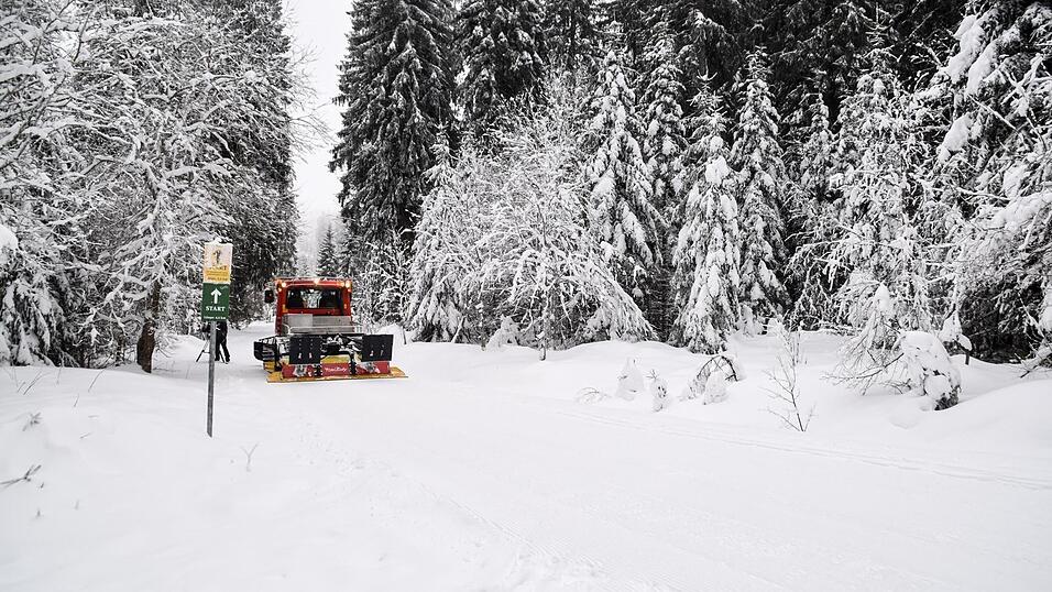 Die Gemeinde Lohberg hat 2023 mit einem Pistenbully f&uuml;r das Langlaufzentrum Scheiben nachger&uuml;stet, der sich sehr gut bew&auml;hrt.