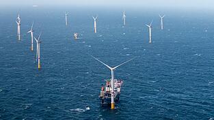 EnBW fordert Korrektur von Windkraft-Ausbauzielen auf See. (Archivbild)