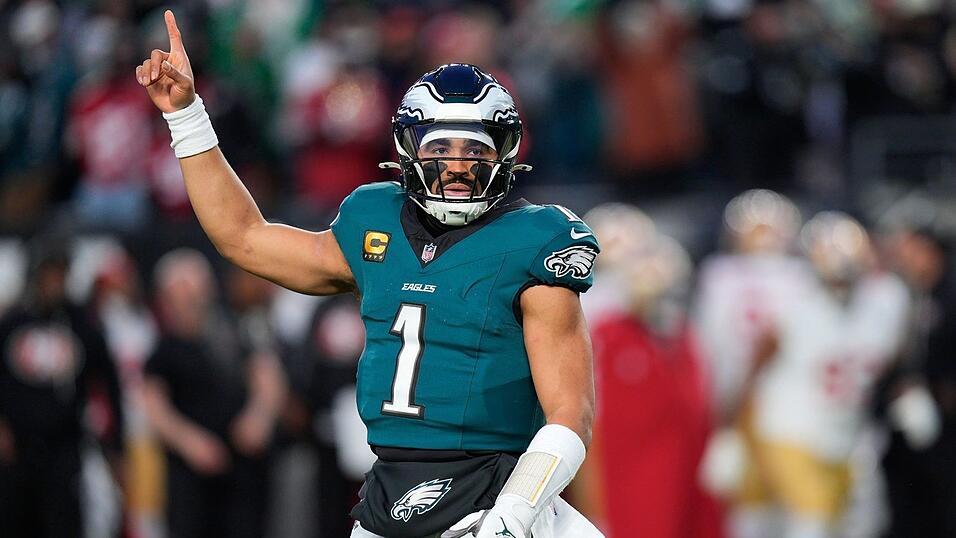 Jalen Hurts darf vorerst kein Football spielen. (Archivbild) Jalen Hurts darf vorerst kein Football spielen. (Archivbild)