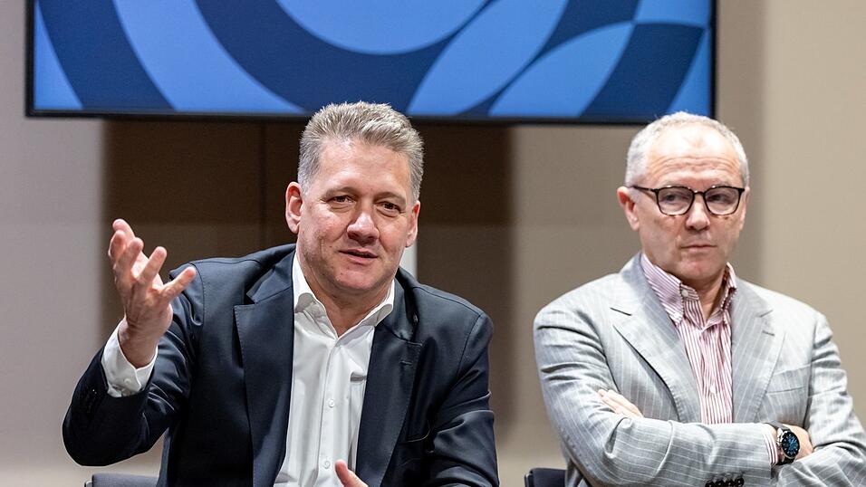 Der Audi-Boss und der Formel-1-Chef Seite an Seite.