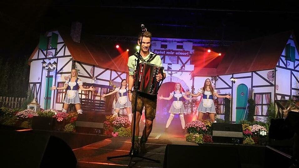 Andreas bei einem Auftritt. Andreas bei einem Auftritt.