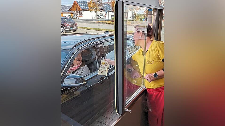 Auch so eine gute Idee: Mit dem 'Drive-In' hat die B&auml;ckerei in der Region ein Alleinstellungsmerkmal.