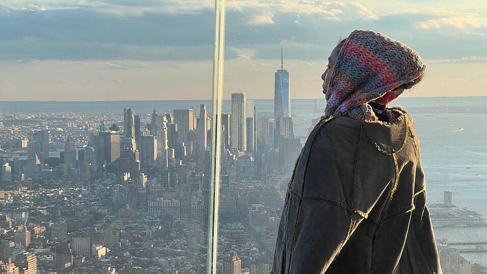 Blick nach Downtown mit dem World Trade Center.