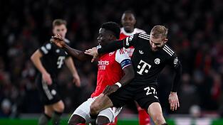 Der FC Bayern trifft in der Champions League wieder auf Arsenal. (Archivbild)
