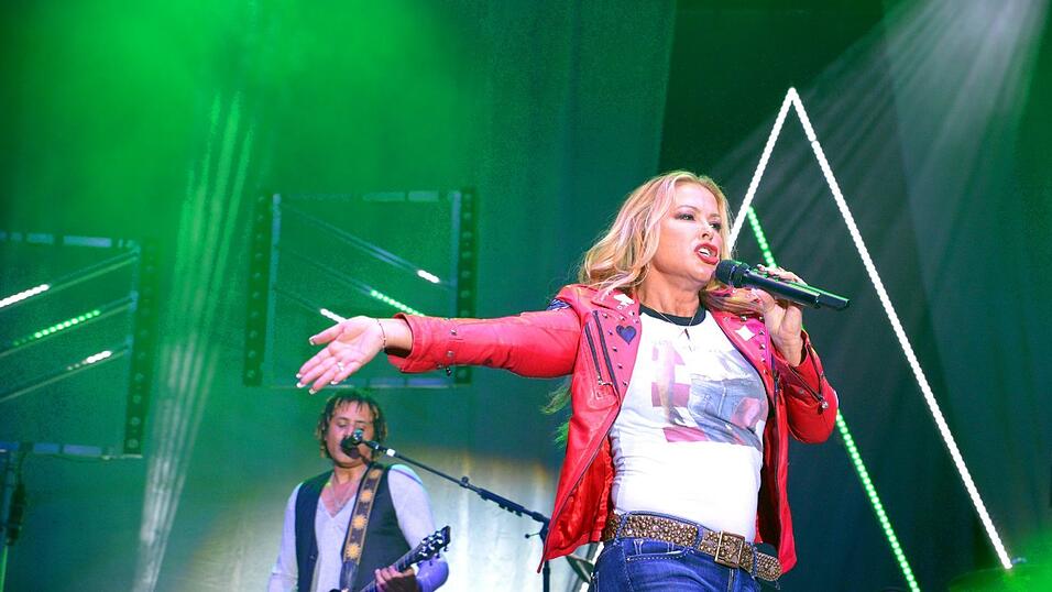 Anastacia rockte das Bluetone-Zelt. Anastacia rockte das Bluetone-Zelt.