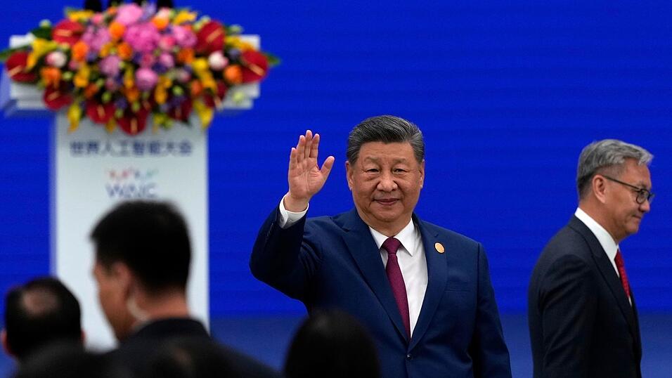 Chinas Staatschef Xi sprach erstmals bei der Welt-KI-Konferenz.