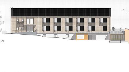 So sieht ein Vorschlag f&uuml;r die Au&szlig;enansicht aus, der erst noch final beschlossen wird.