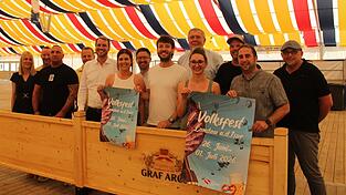 Viele Informationen zum Volksfest gaben die Verantwortlichen.
