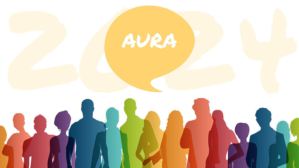 2024, Aura: Bezieht sich (oft scherzhaft) auf die Ausstrahlung, das Charisma oder den Status einer Person 2024, Aura: Bezieht sich (oft scherzhaft) auf die Ausstrahlung, das Charisma oder den Status einer Person