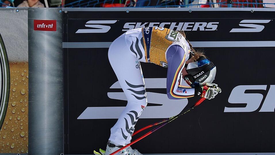 Erlebte wechselhafte Tage in Val di Fassa: Emma Aicher.
