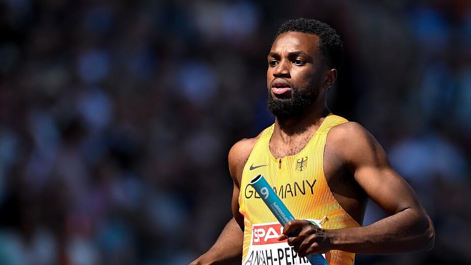 Lucas Ansah-Peprah war Schlussl&auml;ufer der deutschen Sprint-Staffel.