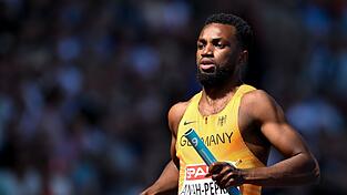 Lucas Ansah-Peprah war Schlussläufer der deutschen Sprint-Staffel. Lucas Ansah-Peprah war Schlussläufer der deutschen Sprint-Staffel.