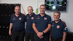 Einen Kantersieg und eine Derbyklatsche verbuchten (v.l.) Gerhard Kostistansky, Christian Bichler, Claus Maurer und Wolfgang Zenkner.