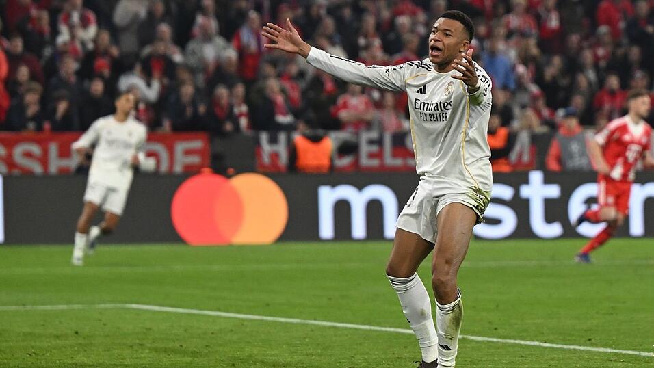 Für Kylian Mbappé ist die Champions-League-Saison vorbei. Für Kylian Mbappé ist die Champions-League-Saison vorbei.