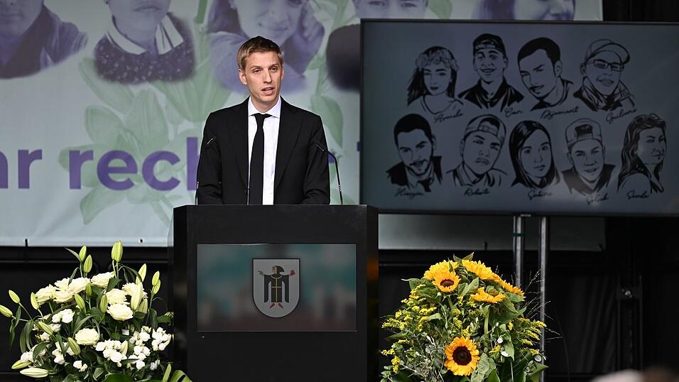 Krause spricht beim zehnten Jahrestag des OEZ-Attentats. (Archivbild) Krause spricht beim zehnten Jahrestag des OEZ-Attentats. (Archivbild)