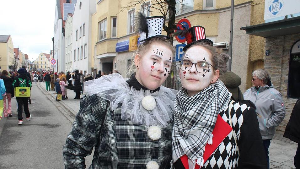 Beste Stimmung herrschte beim Rosenmontagszug in Geisenhausen.