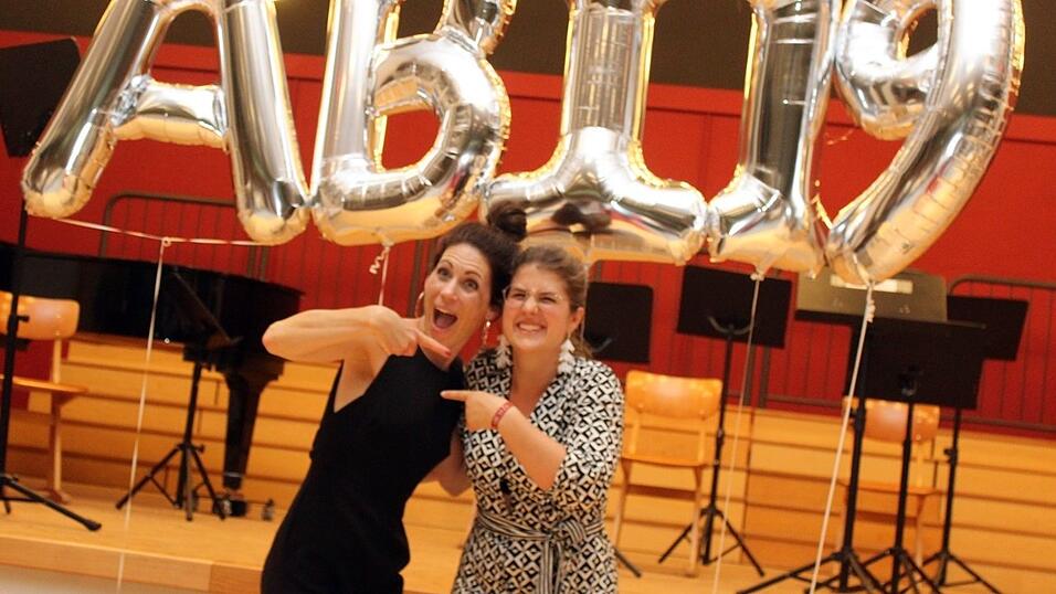 Beste Stimmung auf der Abifeier des Gymnasiums Seligenthal.